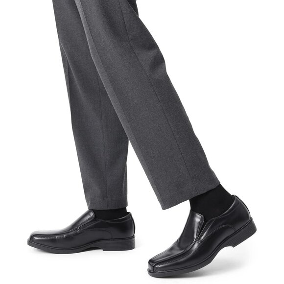 Bruno Marc Men's Black Cambridge Slip-on Loafers Square-Toe Dress Shoes - Picture 10 of 11